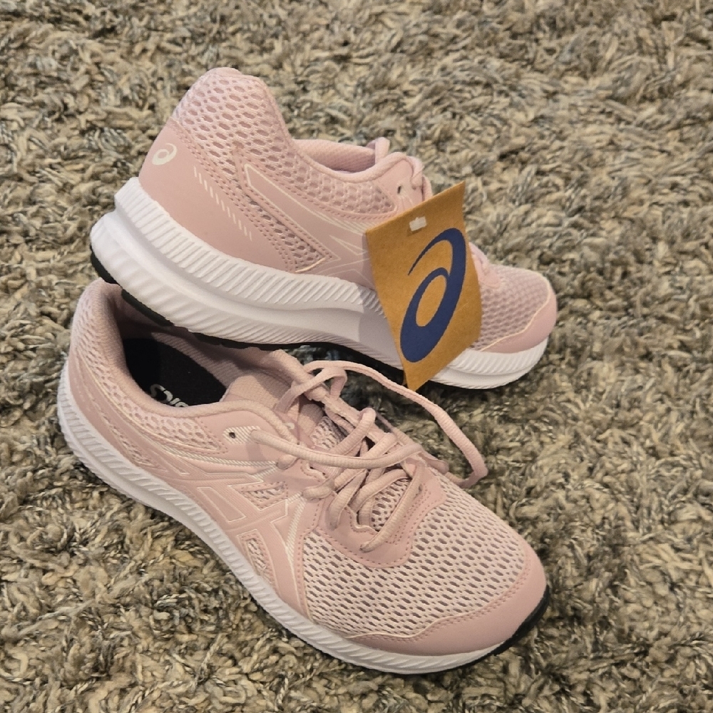 Asics Pink Sneakers Lightweight Knit Mesh